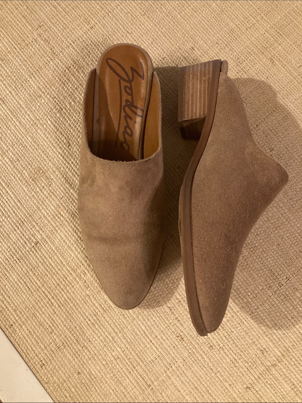 Zodiac Tan Suede Slip-On Mule - Picture 3 of 7